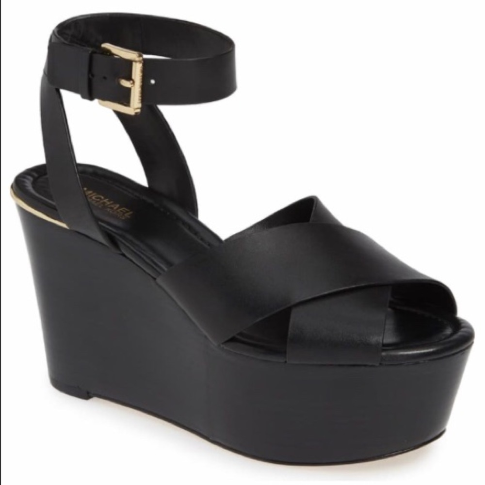 Michael Kors Abbott Platform Wedge Sandal